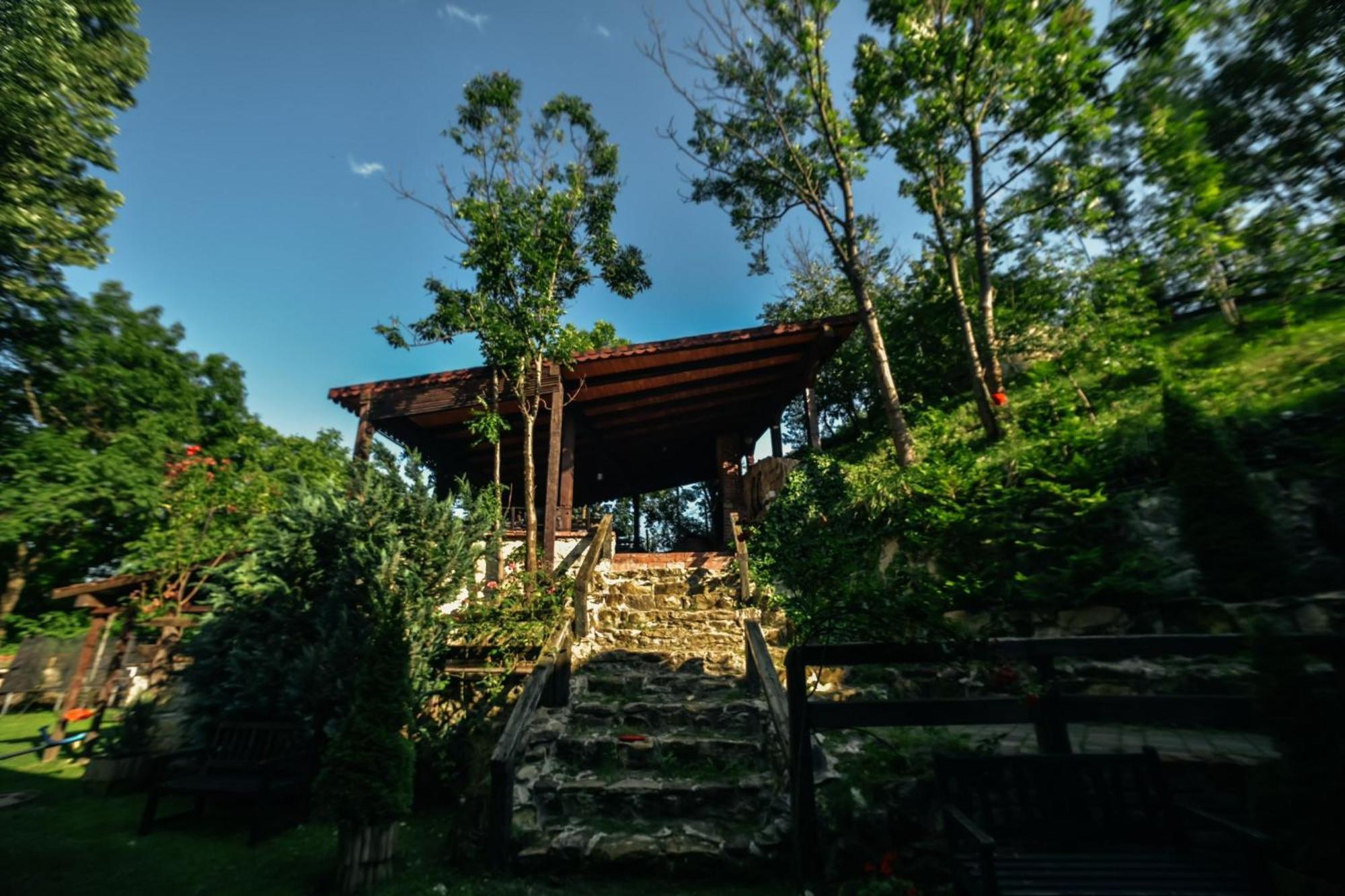 Pensiunea Casa Dacilor Podeni Bagian luar foto